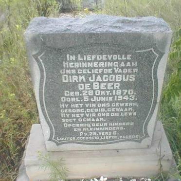 BEER Dirk Jacobus, de 1870-1943