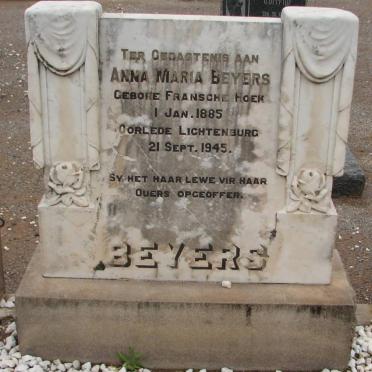 BEYERS Anna Maria 1885-1945