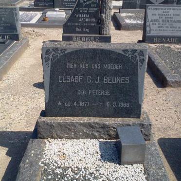 BEUKES Elsabe C.J. nee PIETERSE 1877-1966