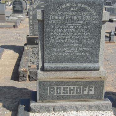 BOSHOFF Tobias Petrus 1878-1944