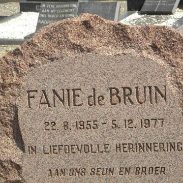 BRUIN Fanie, de 1955-1977