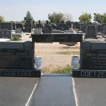 COETZEE Johannes Hendrik 1910-1984 &amp; Maria Magdalena KOEKEMOER 1917-1981