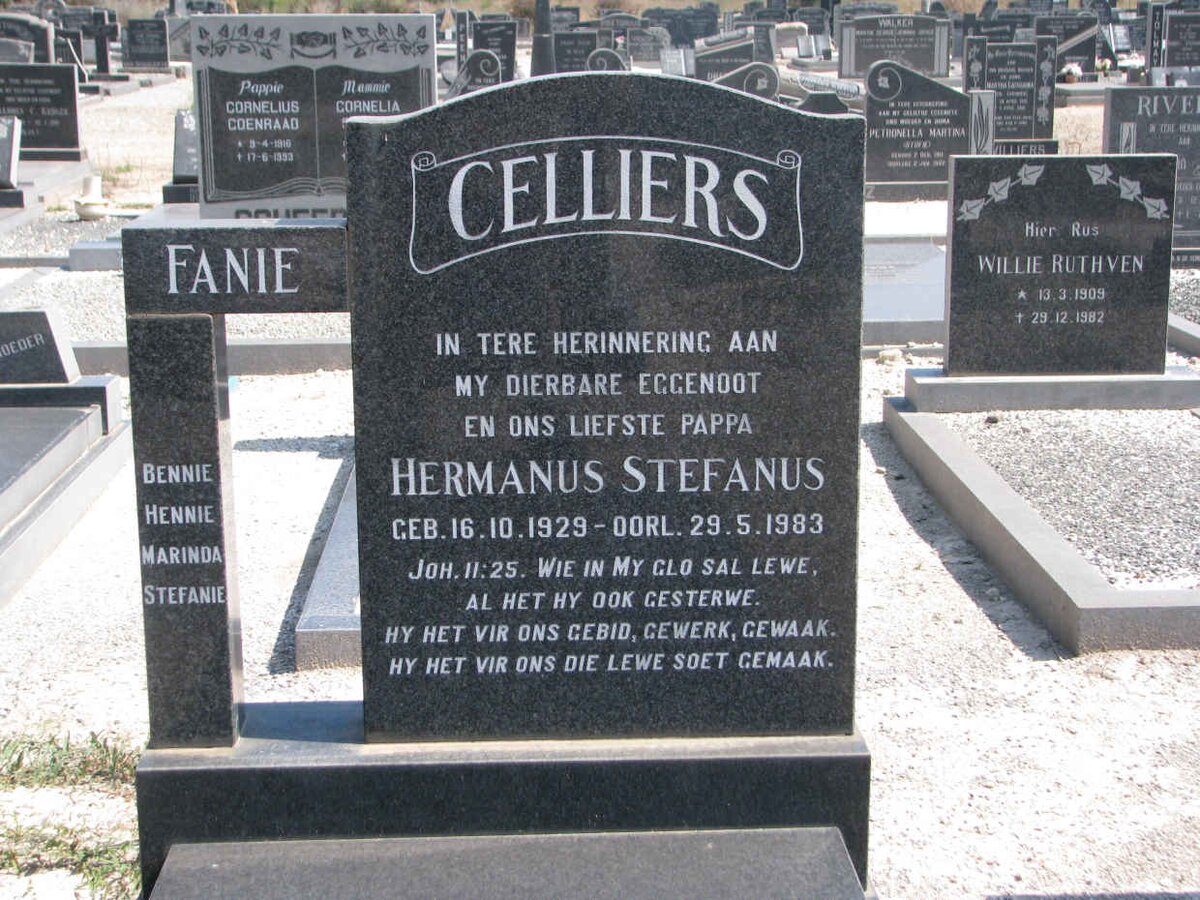 CELLIERS Hermanus Stefanus 1929-1983