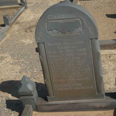 CHRISTIE Daniel Johannes 1865-1943