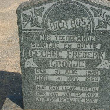CRONJE George Frederik 1950-1950