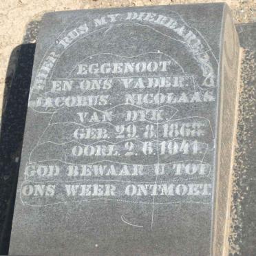 DYK Jacobus Nicolaas, van 1868-1941