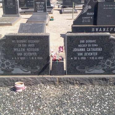 DEVENTER Willem Adriaan, van 1893-1966 &amp; Johanna Catharina 1906-1993