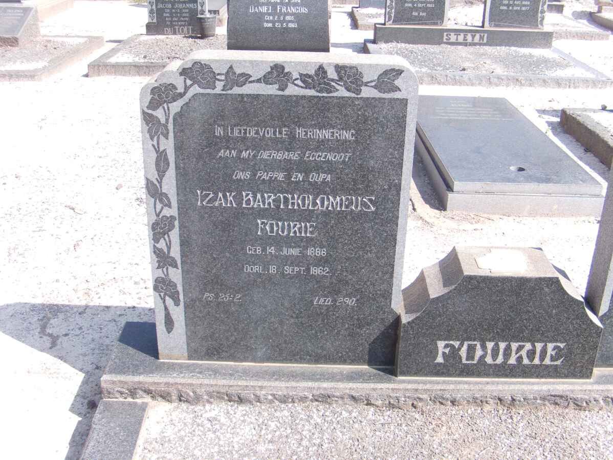 FOURIE Izak Bartholomeus 18?-196