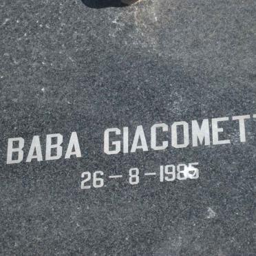 GIACOMETTI Baba 1985-1985