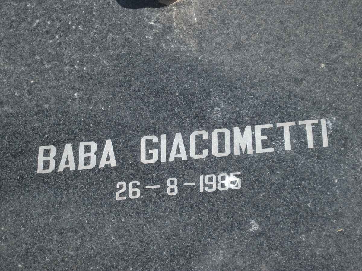 GIACOMETTI Baba 1985-1985