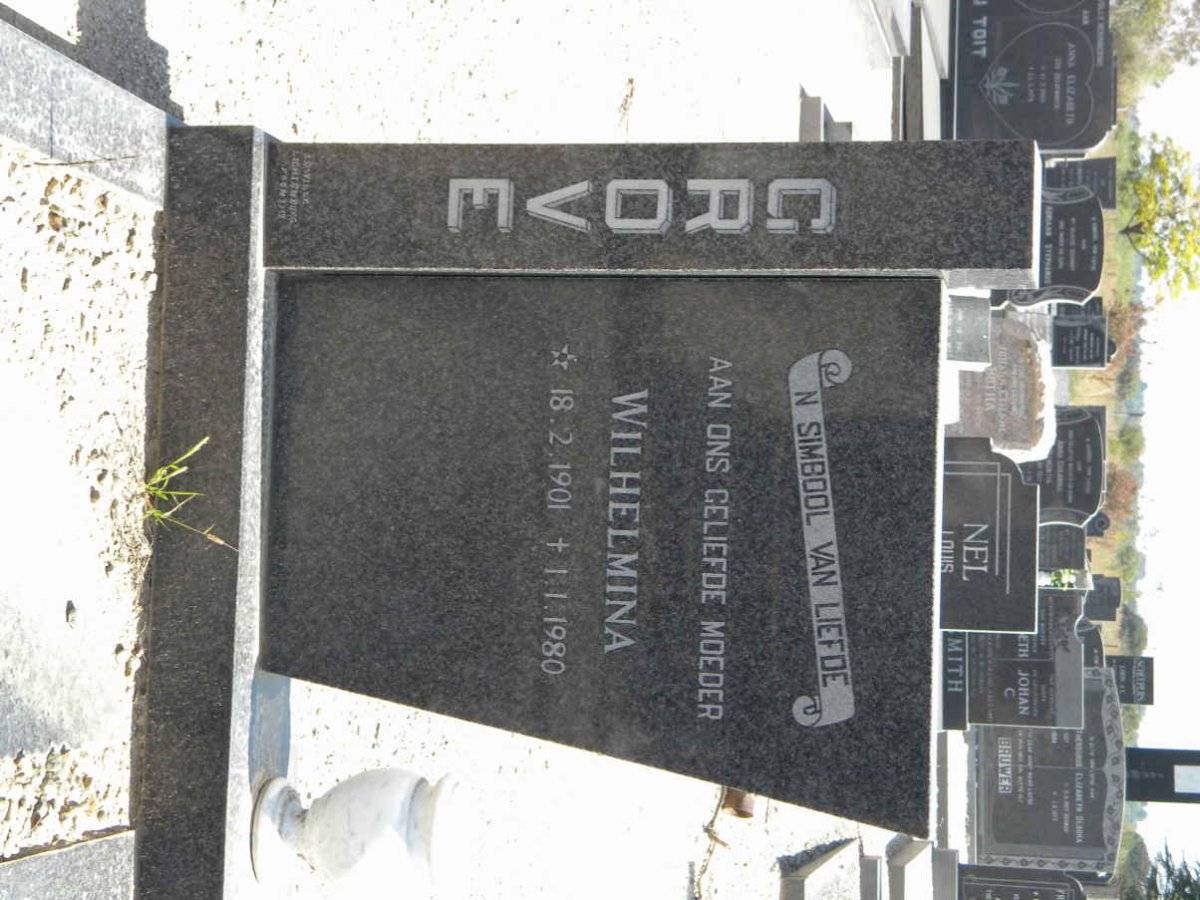 GROVE Wilhelmina 1901-1980