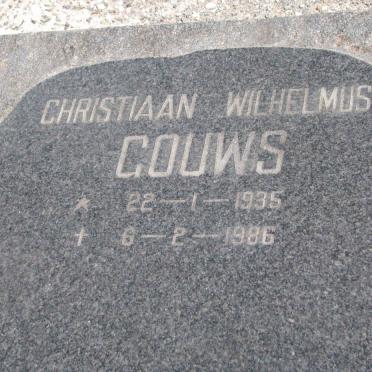 GOUWS Christiaan Wilhelmus 1935-1986