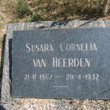 HEERDEN Susara Cornelia, van 1867-1932