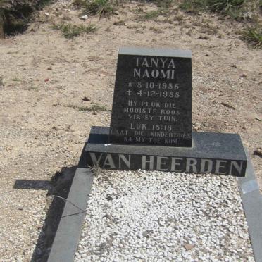 HEERDEN Tanya Naomi, van 1986-1988