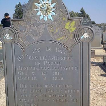 JAARSVELD Joseph J., van 1914-1949