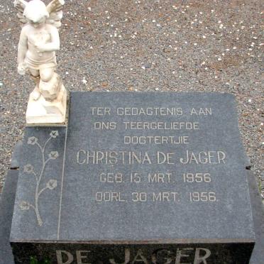 JAGER Christina, de 1956-1956
