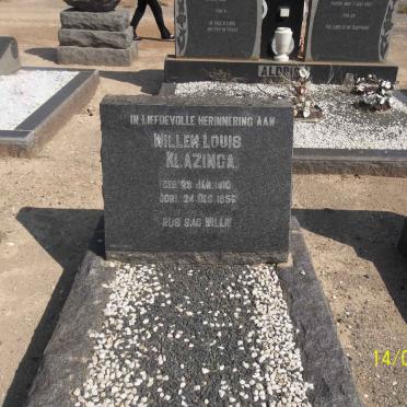 KLAZINGA Willem Louis 1910-1956