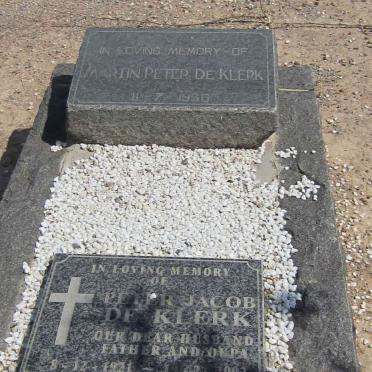 KLERK Peter Jacob, de 1921-2002 :: DE KLERK Martin Peter -1956