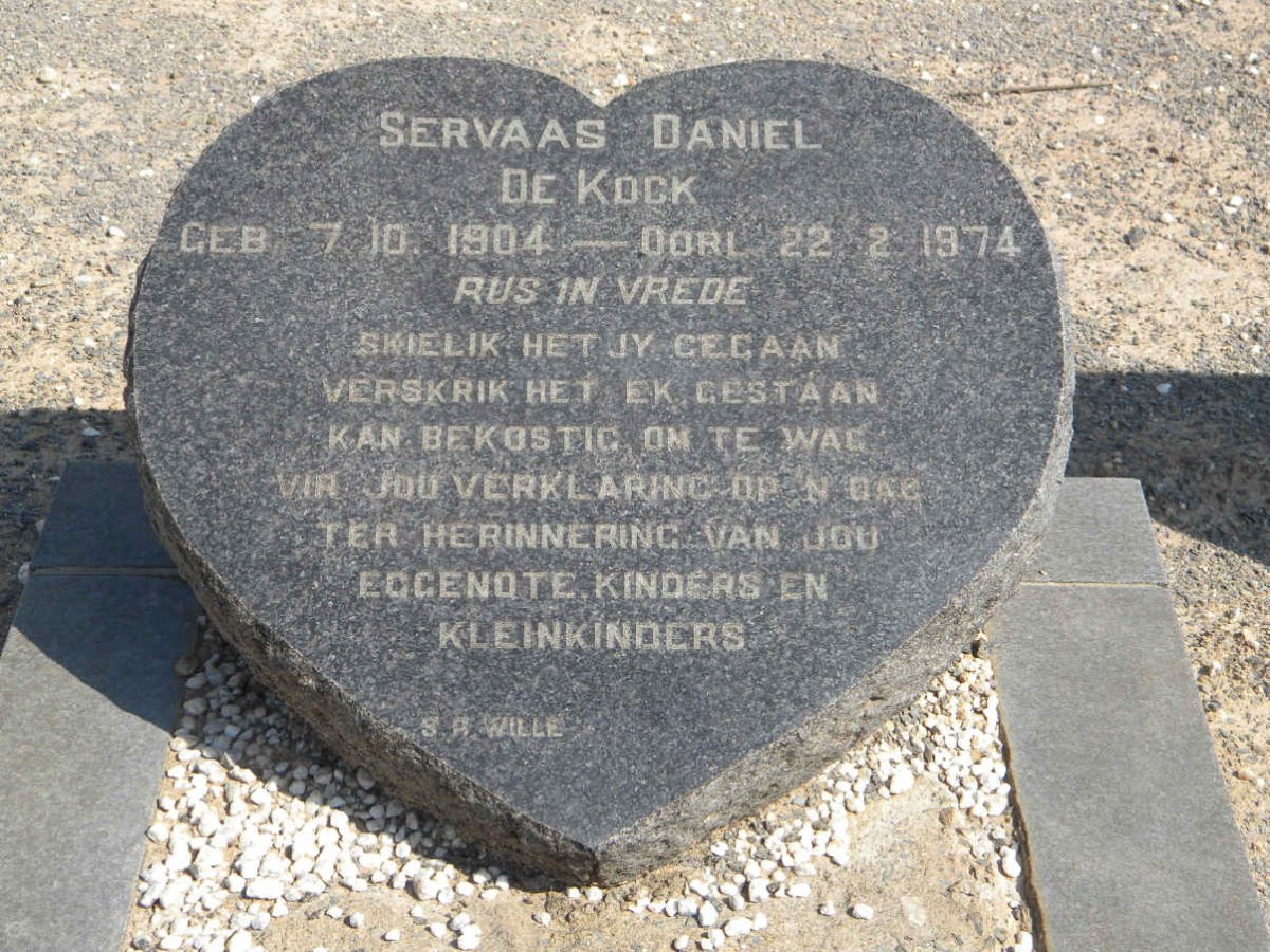 KOCK Servaas Daniel, de 1904-1974