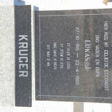 KRUGER Lukas J. 1915-1980