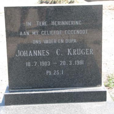 KRÜGER Johannes C. 1903-1981