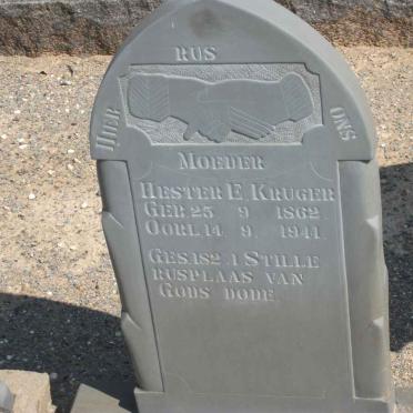 KRUGER Hester E. 1862-1941