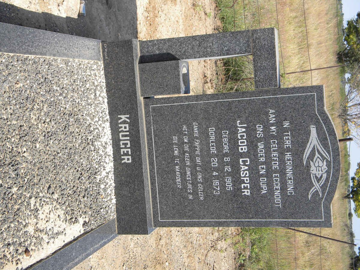 KRUGER Jacob Casper 1905-1973