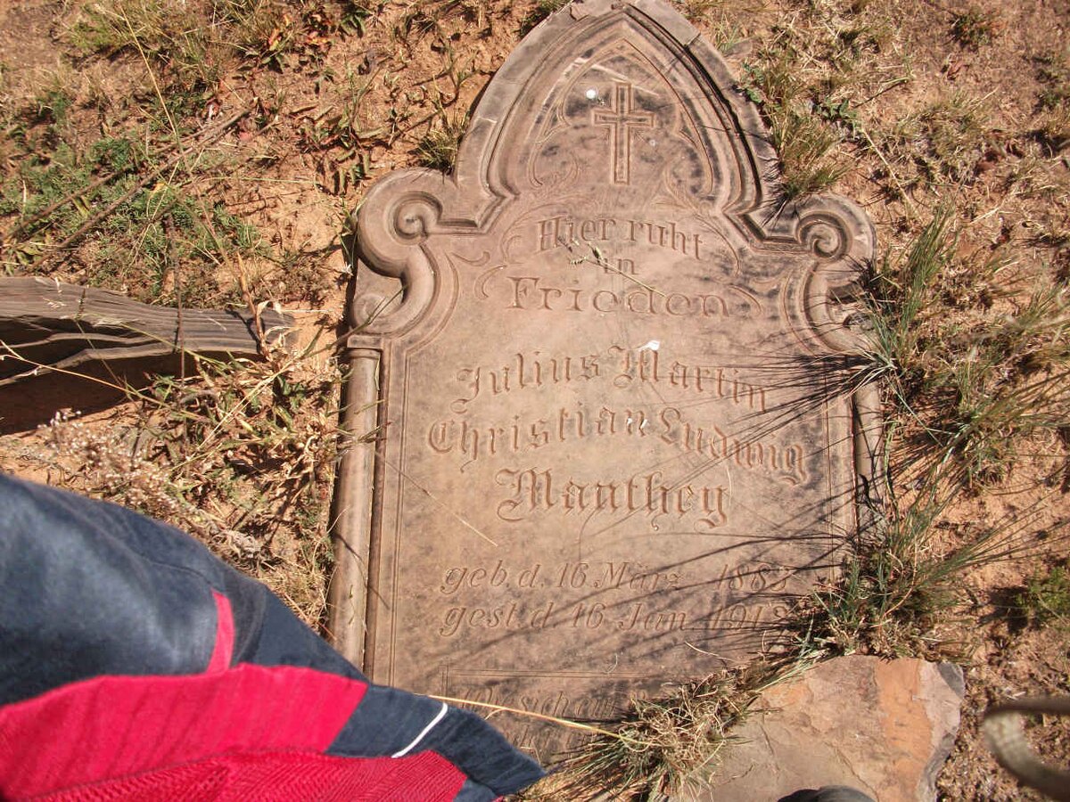 MANTHEY Julius Martin Christian Ludwig 1883-1917