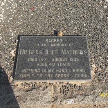 MATHEWS Hilbers Iliff -1933