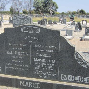 MAREE Paul Philippus 1883-1941 &amp; Cornelia Magaretha ESTERHUIZEN 1890-1974
