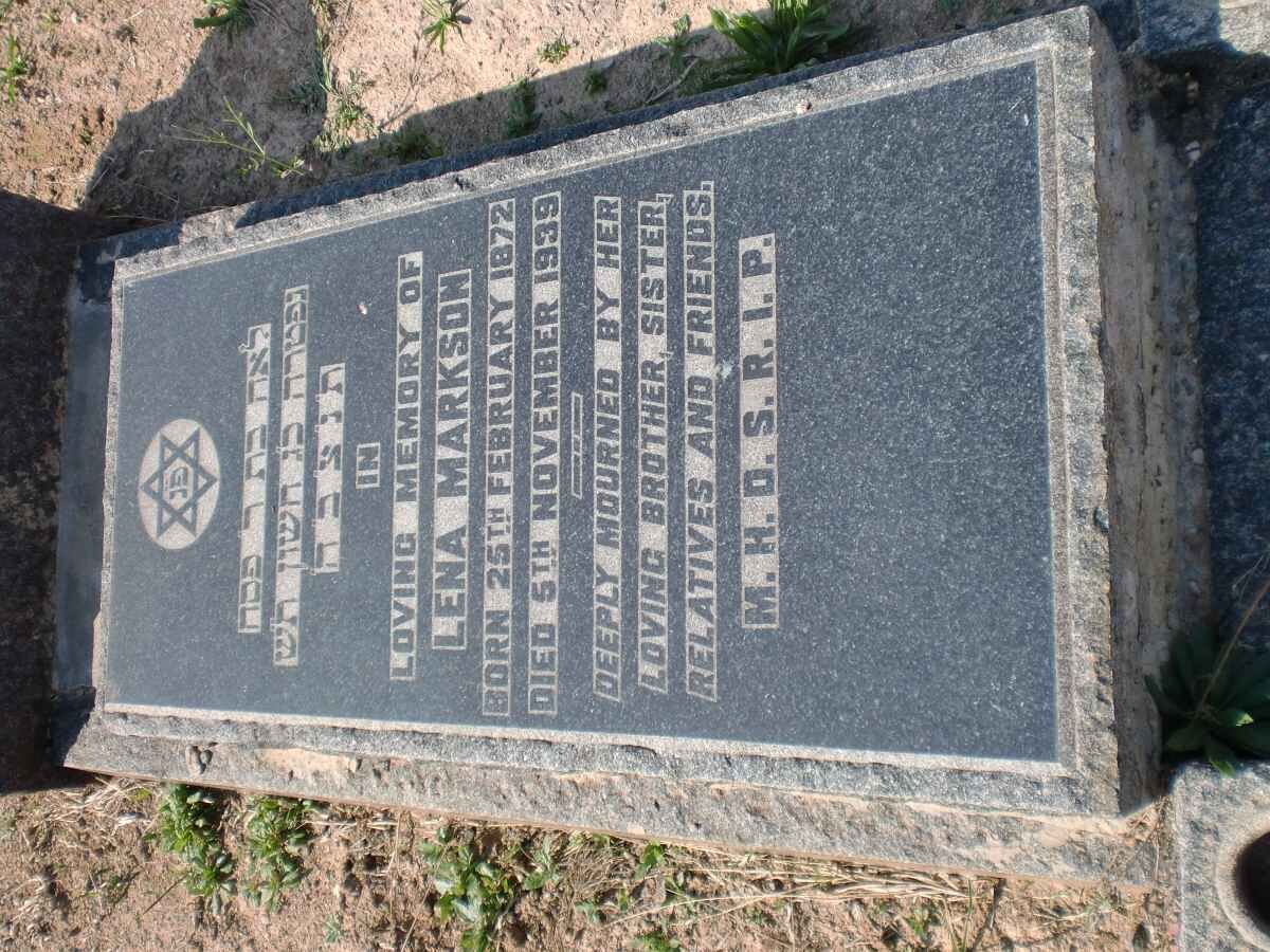 MARKSON Lena 1872-1939