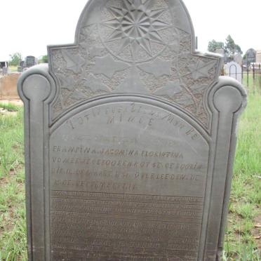 MERWE Fransina Jacomina Florintina, v.d. nee KOTZE 1891-1919