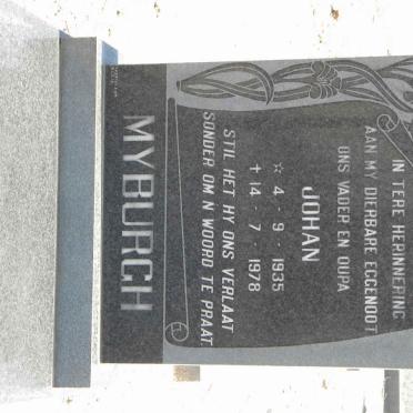 MYBURGH Johan 1935-1978
