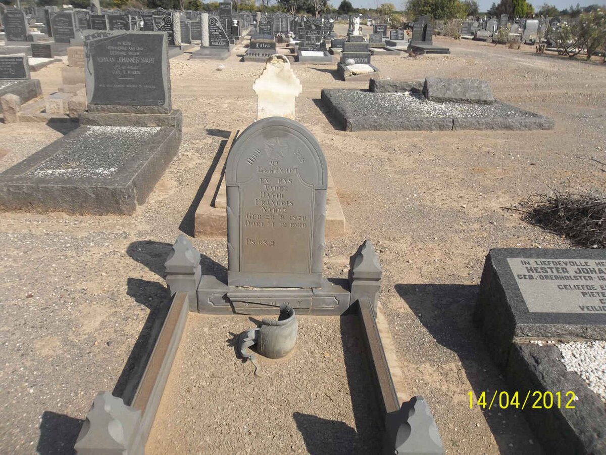 NAUDE David Francois 1870-1930