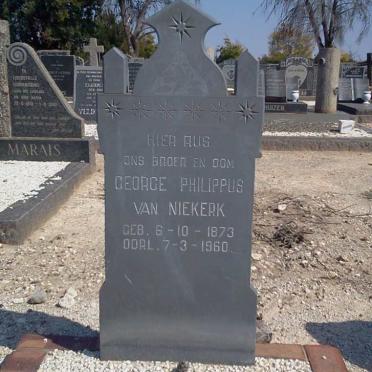 NIEKERK George Philippus, van 1873-1960
