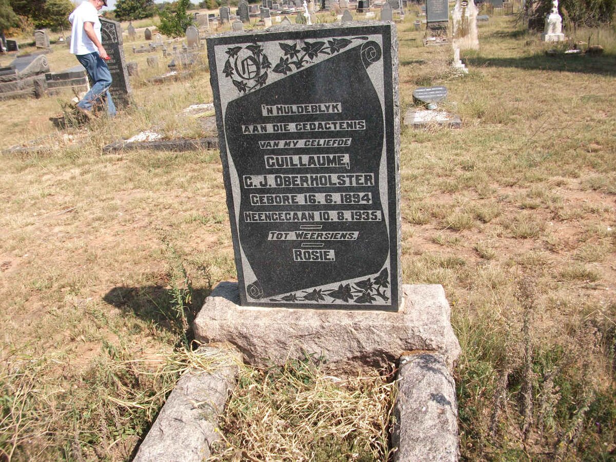 OBERHOLSTER G.J. 1894-1935