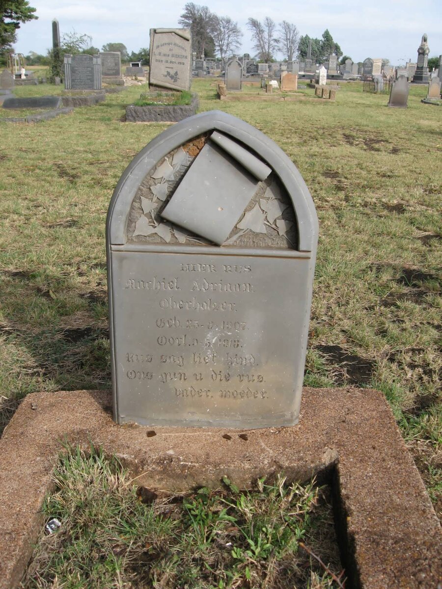 OBERHOLZER Machiel Adriaan 1907-1913