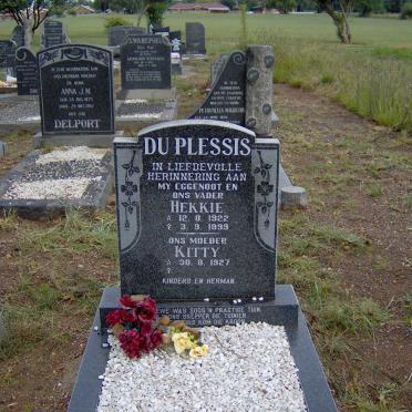 PLESSIS Hekkie, du 1922-1999 &amp; Kitty 1927-