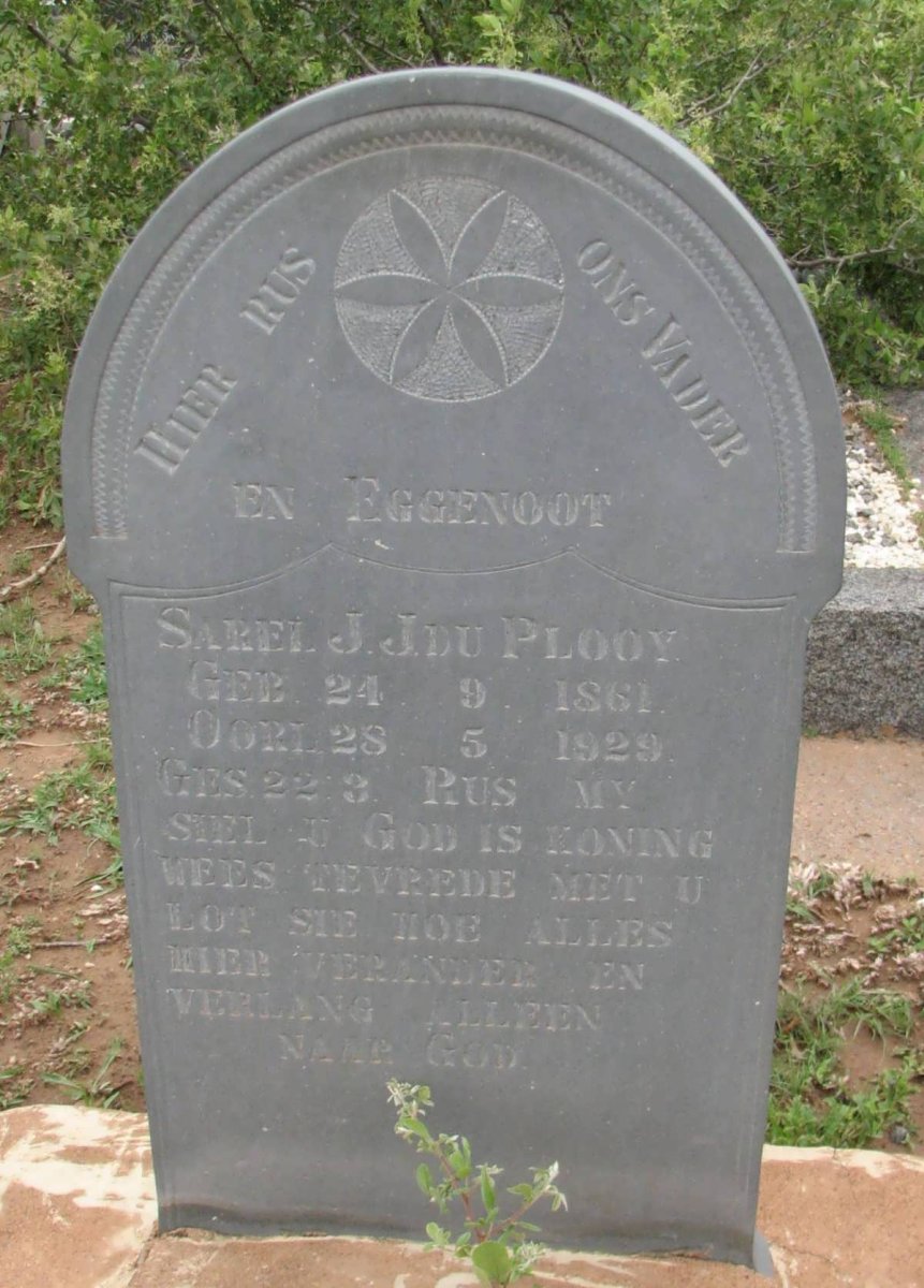 PLOOY Sarel J.J., du 1881-1929