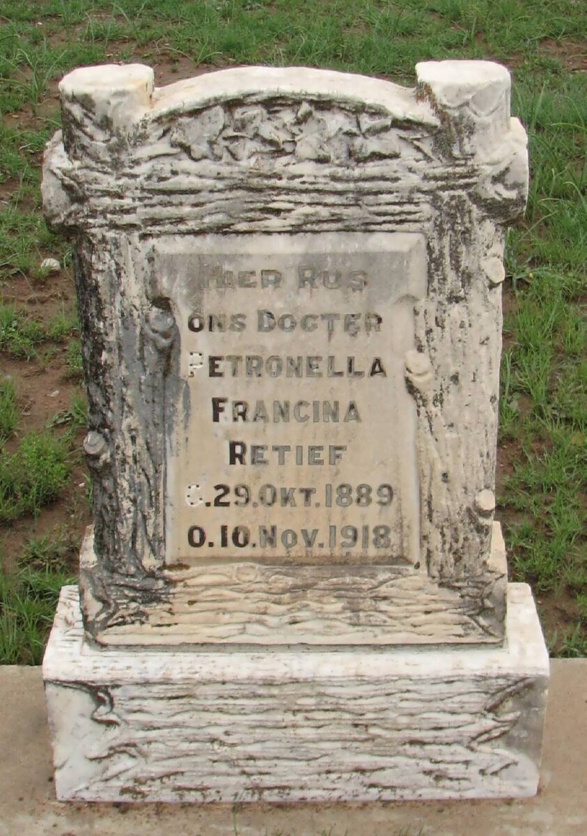 RETIEF Petronella Francina 1889-1918