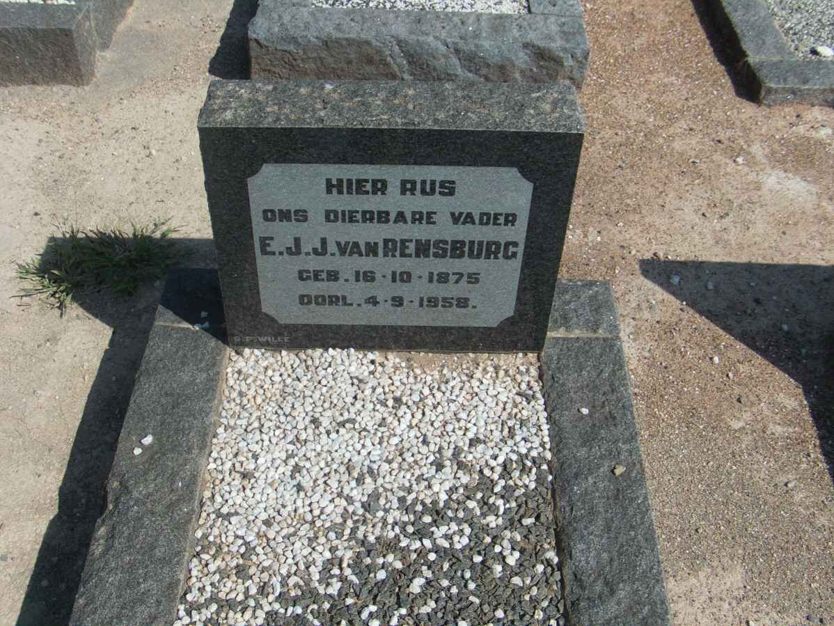 RENSBURG E.J.J., van 1875-1958