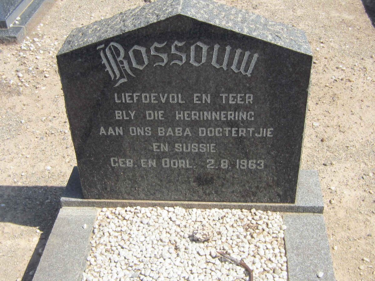 ROSSOUW Baba -1963