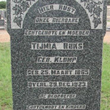 ROKS Tijmia nee KLOMP 1865-1923