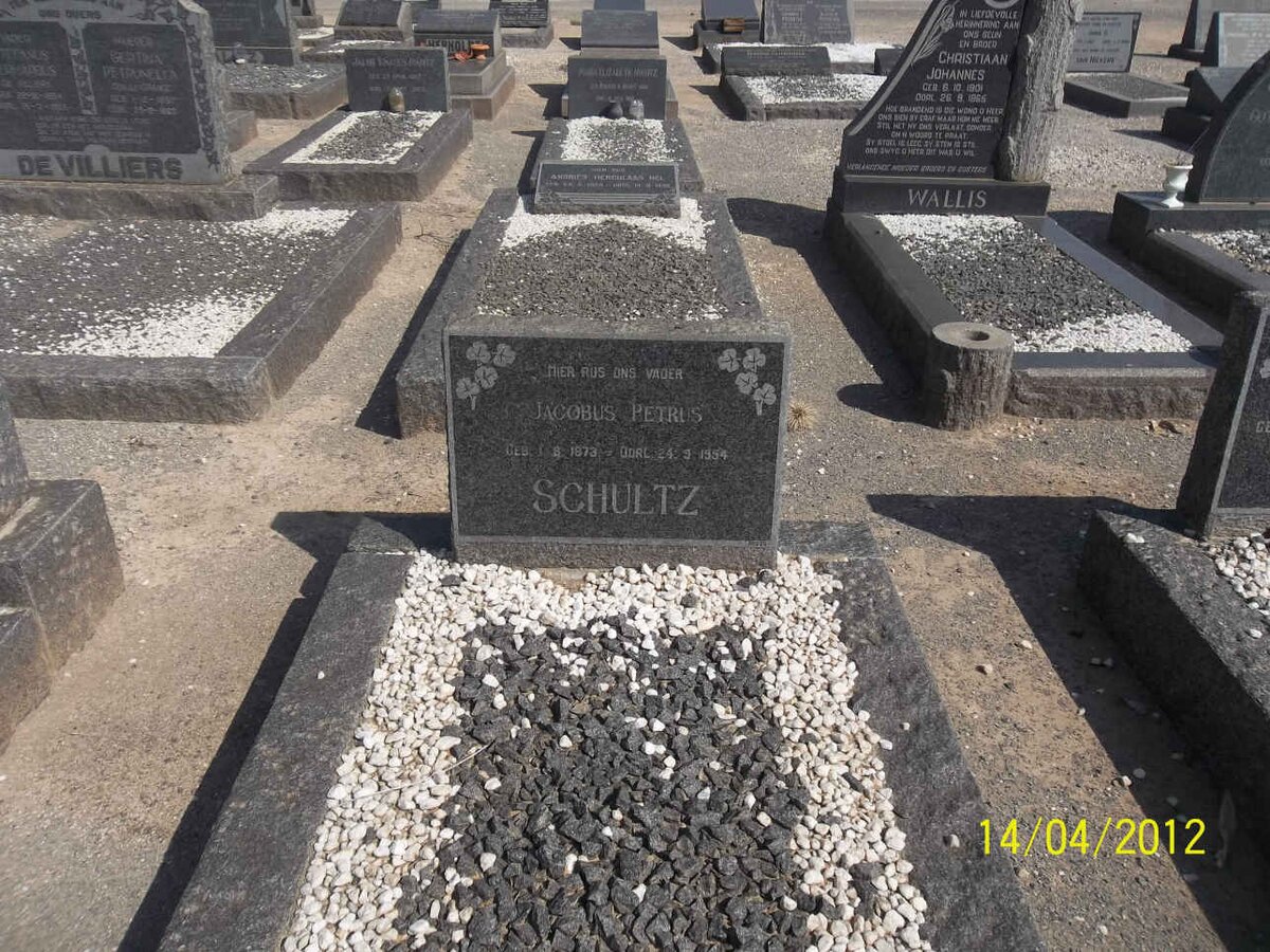 SCHULTZ Jacobus Petrus 1873-1954