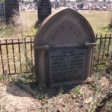 SCHEEPERS Cornelis Rudolph 1869-1928 &amp; Anna E.C. MEYER 1870-1928