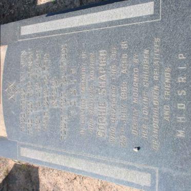 SHAPIRO Sophie -1965