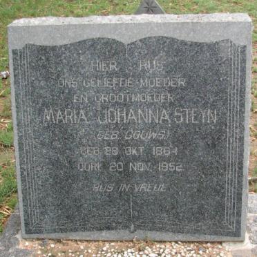 STEYN Maria Johanna nee GOUWS 1864-1952