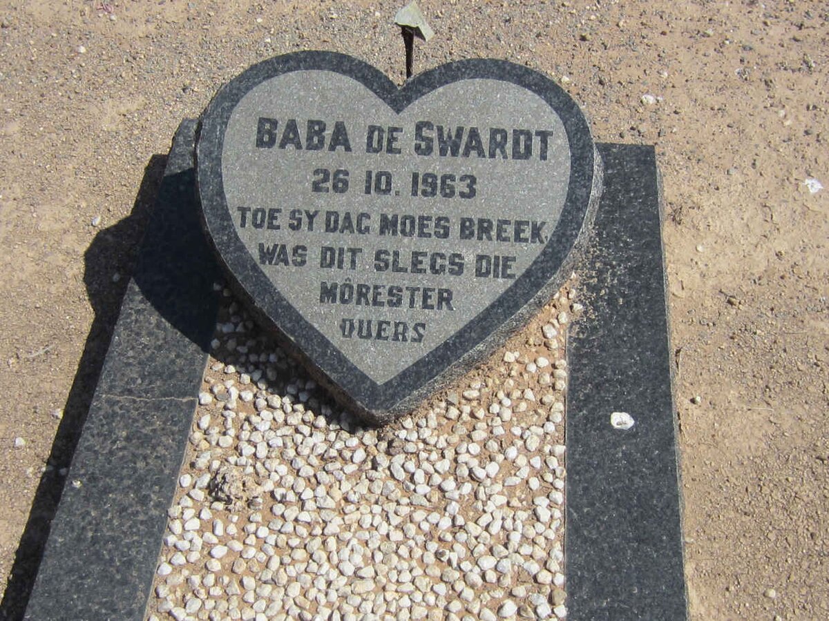 SWARDT Baba, de -1963