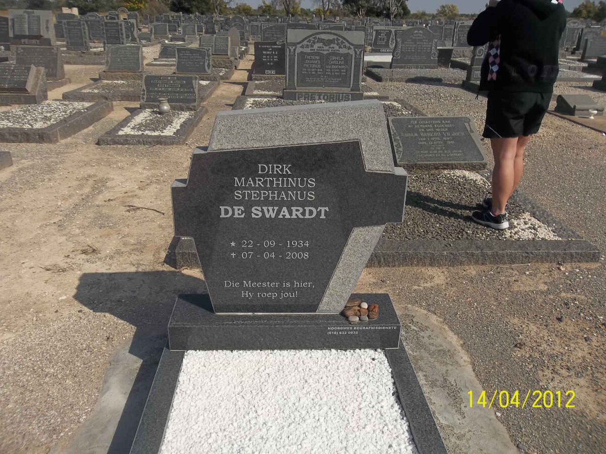 SWARDT Dirk Marthinus Stephanus, de 1934-2008