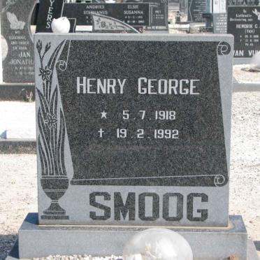SMOOG Henry George 1918-1992